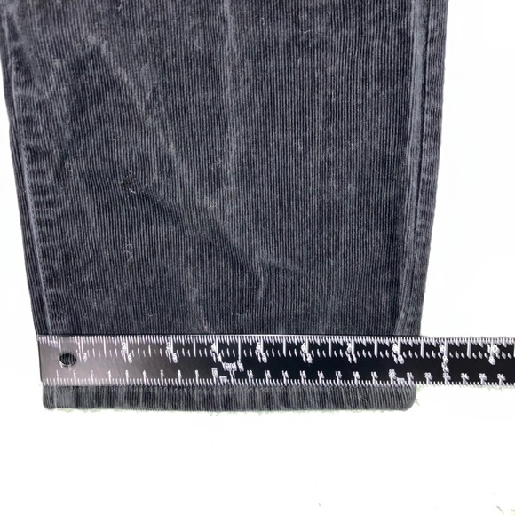 Talbots Heritage Corduroy‎ Pants Women 18 High Rise Bootcut Black Minimalist - Picture 6 of 11